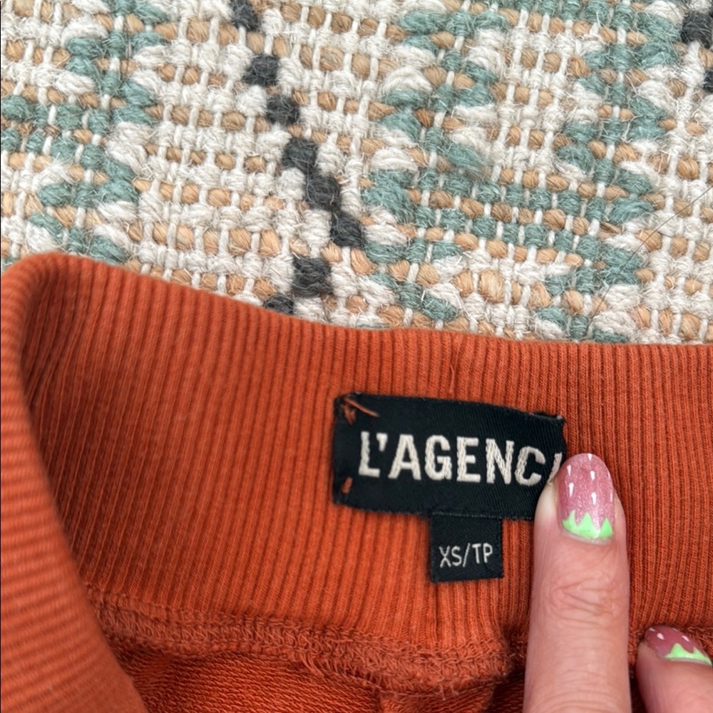 Orange Wide-Leg Pants - Picture 3 of 4